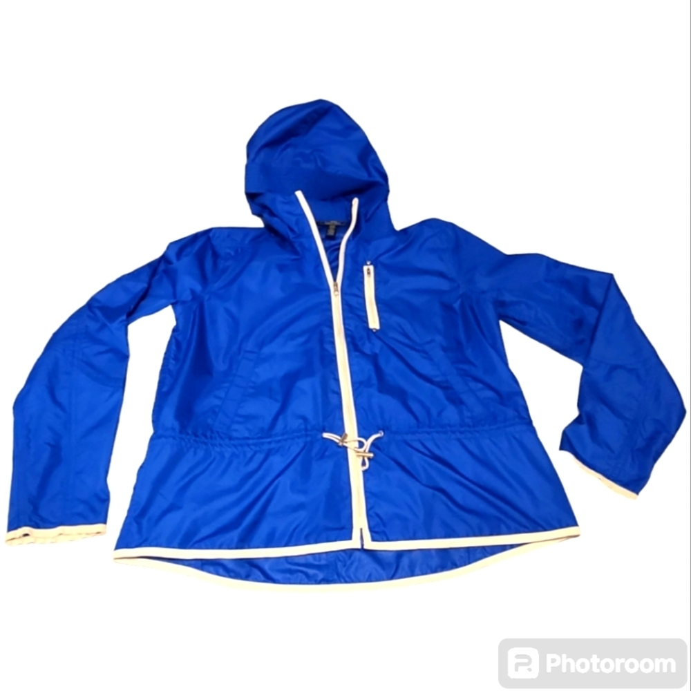 Lauren Ralph Lauren Women's Windbreaker Jacket Blue no Lining M